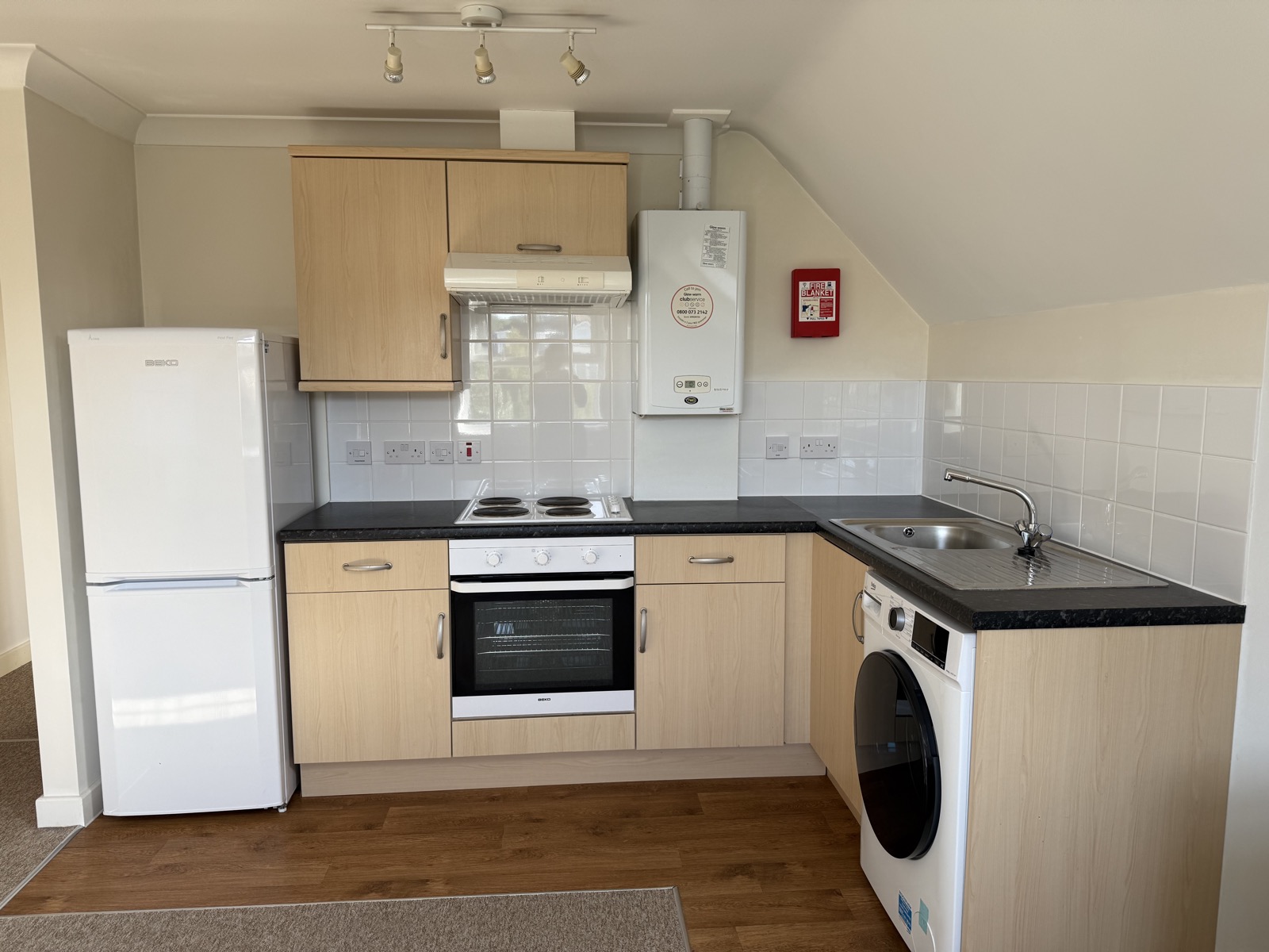 Kitchen, Flat 9 Conel Court